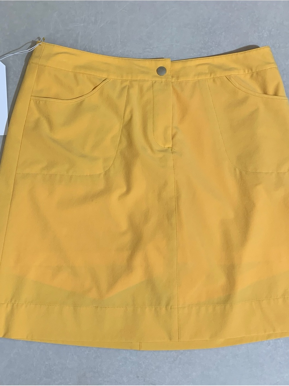 Cutter & Buck Yellow A-Line Skort Golf wear